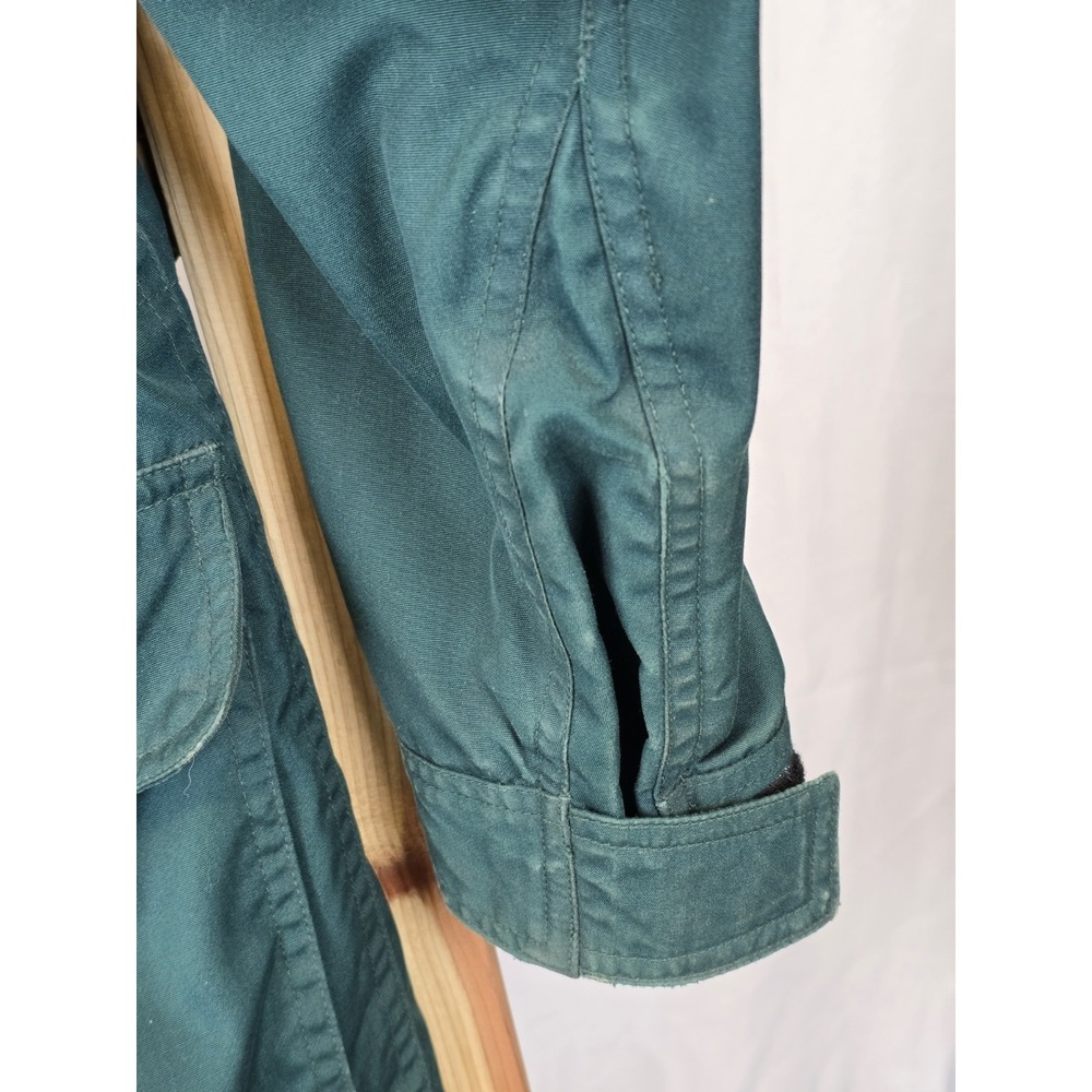 Vintage Y2K Eddie Bauer Men's Jacket Coat Green Wool Lining Warm Size Small - Picture 8 of 15